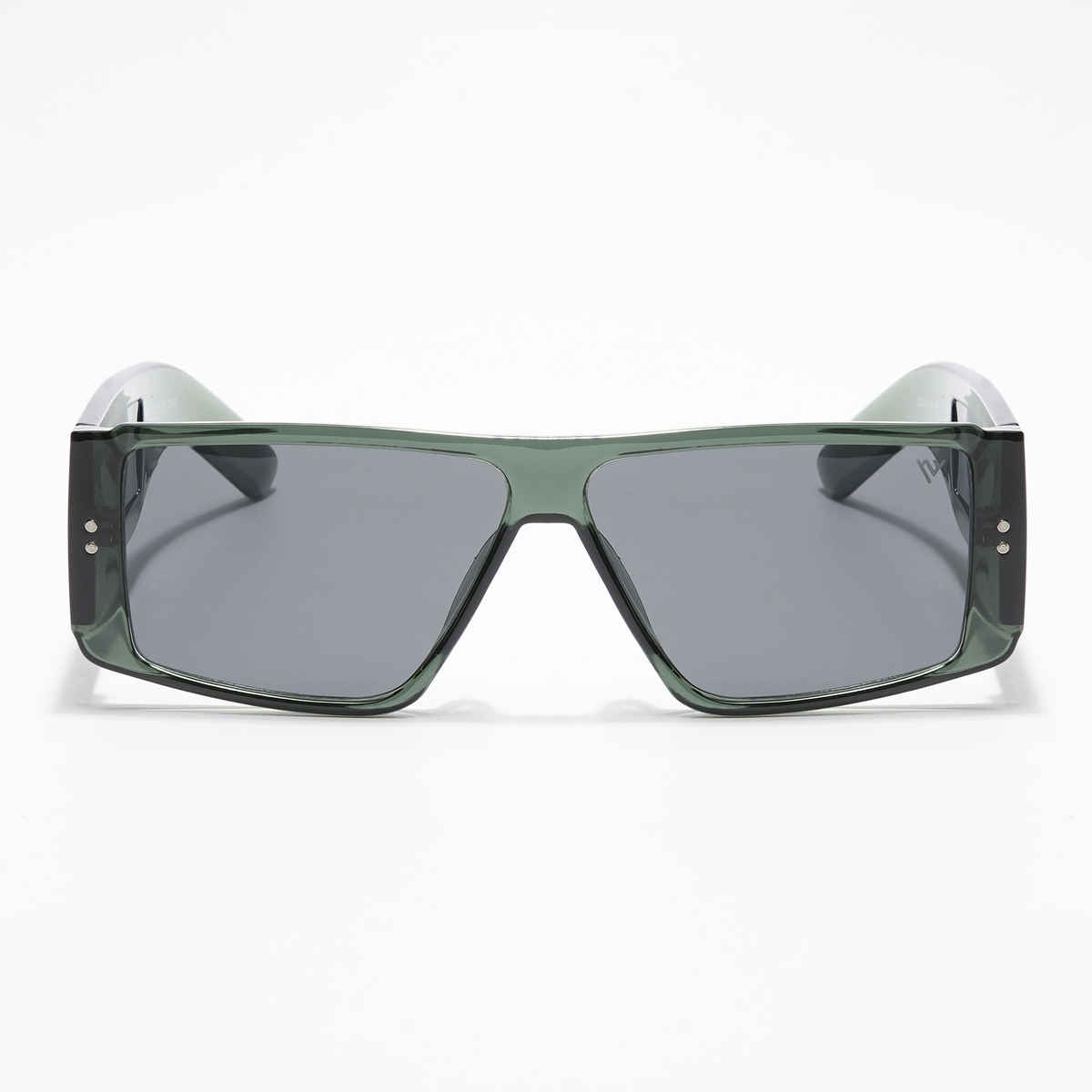 Voyage Unisex Plastic Wayfarer Sunglasses | Military Green - L