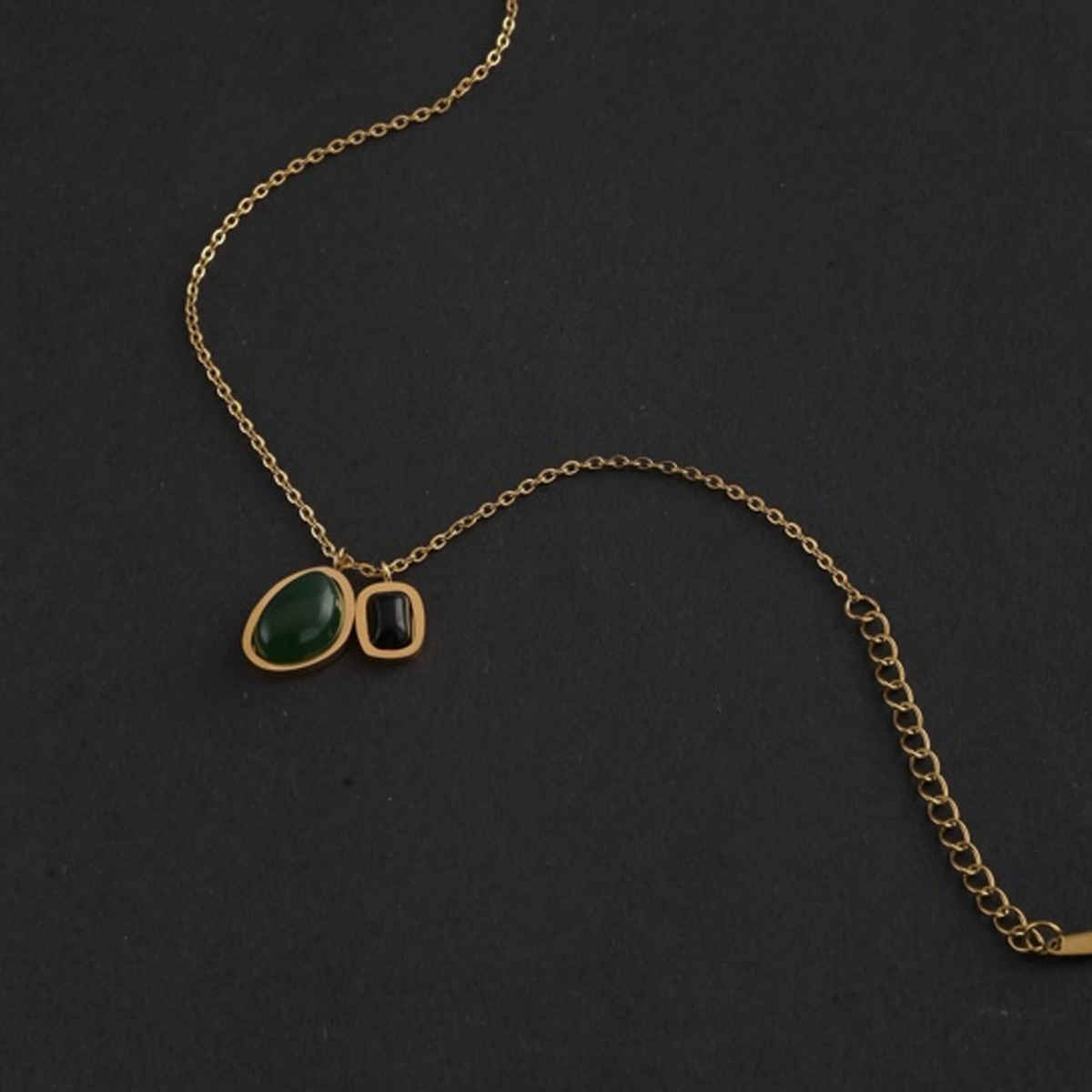 Palmonas Emerald Night Anklet For Womens | Waterproof And Anti-Tarnish