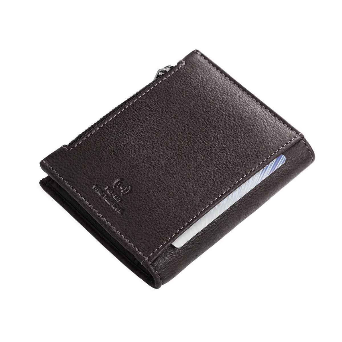 Wildhorn Men's Brand Logo Genuine Leather Wallet | Brown