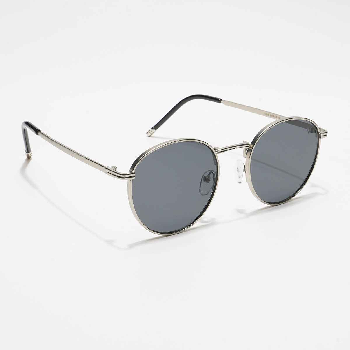 Voyage Sylis Round Sunglasses | Black & Silver | MG3622