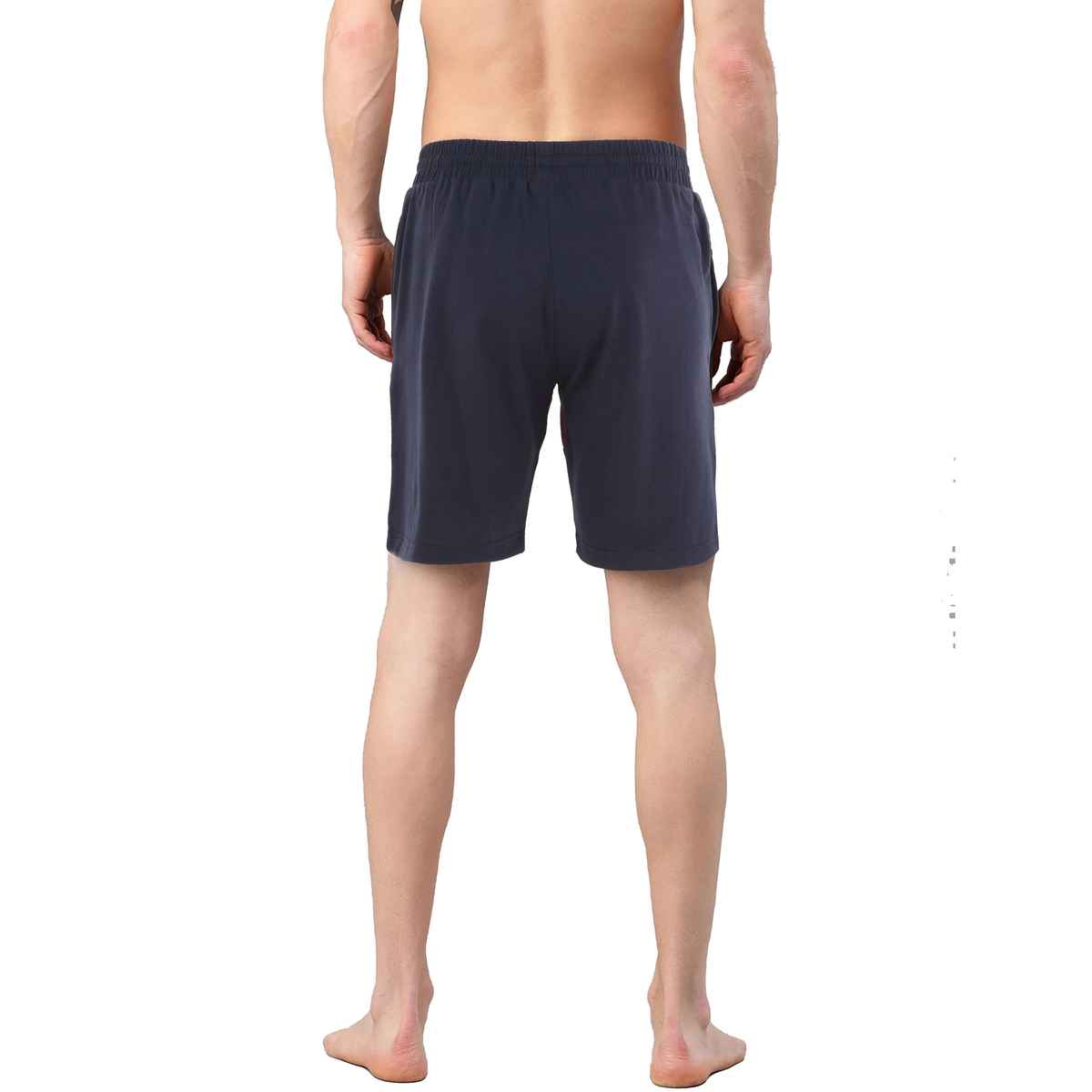 Avolt Men's Regular Fit Shorts Super Comfortable Half Pants AV301 (NAVY) Dark Blue | L