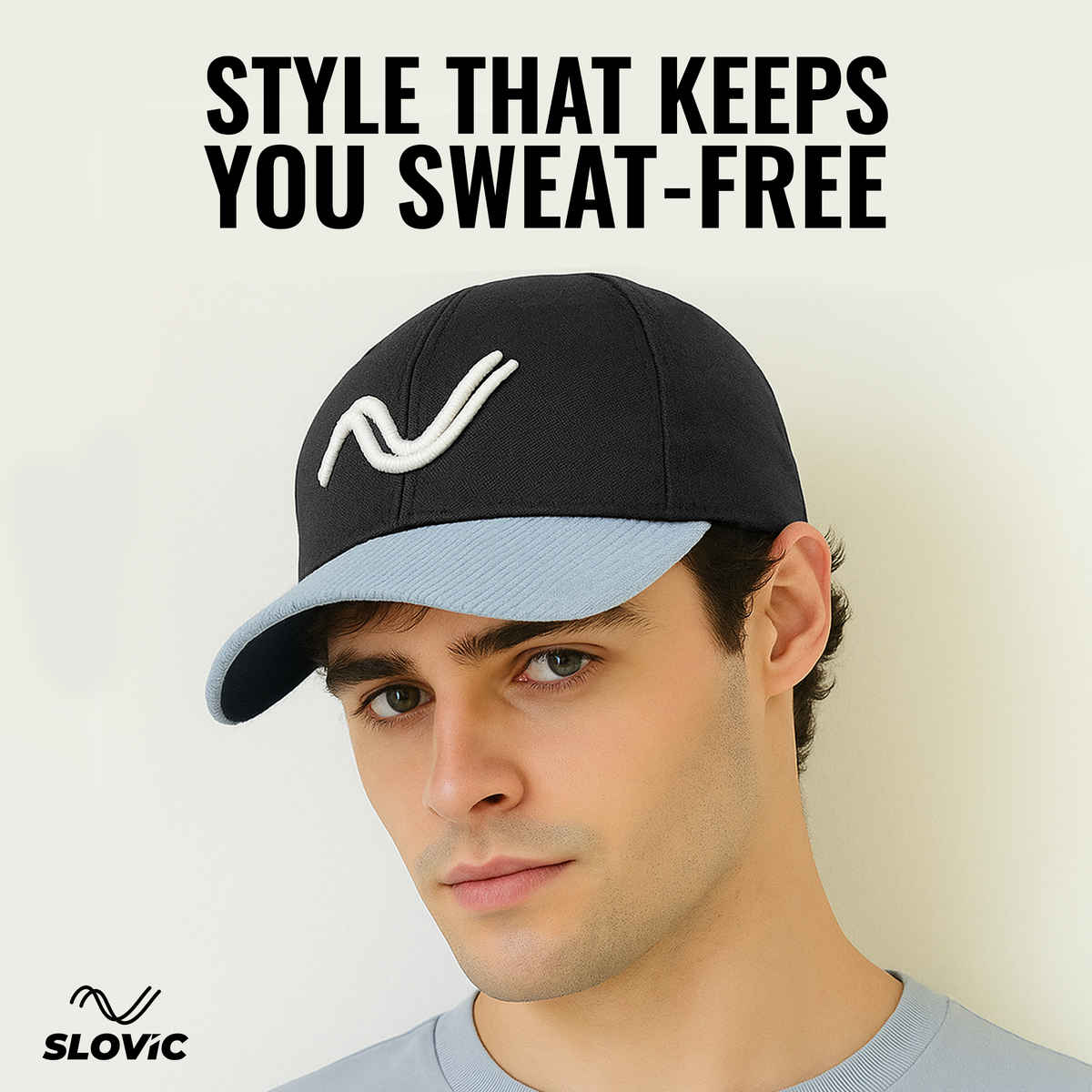 Slovic Unisex Cotton Baseball Cap | Casual, Travel & Daily Wear with Adjutsable Straps