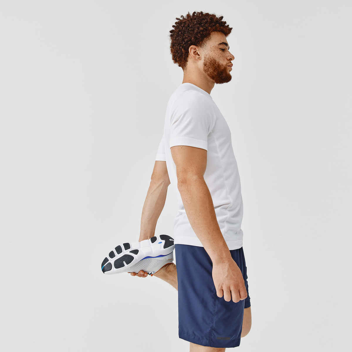 Decathlon Men's Quick Dry Running T-shirt | White | M