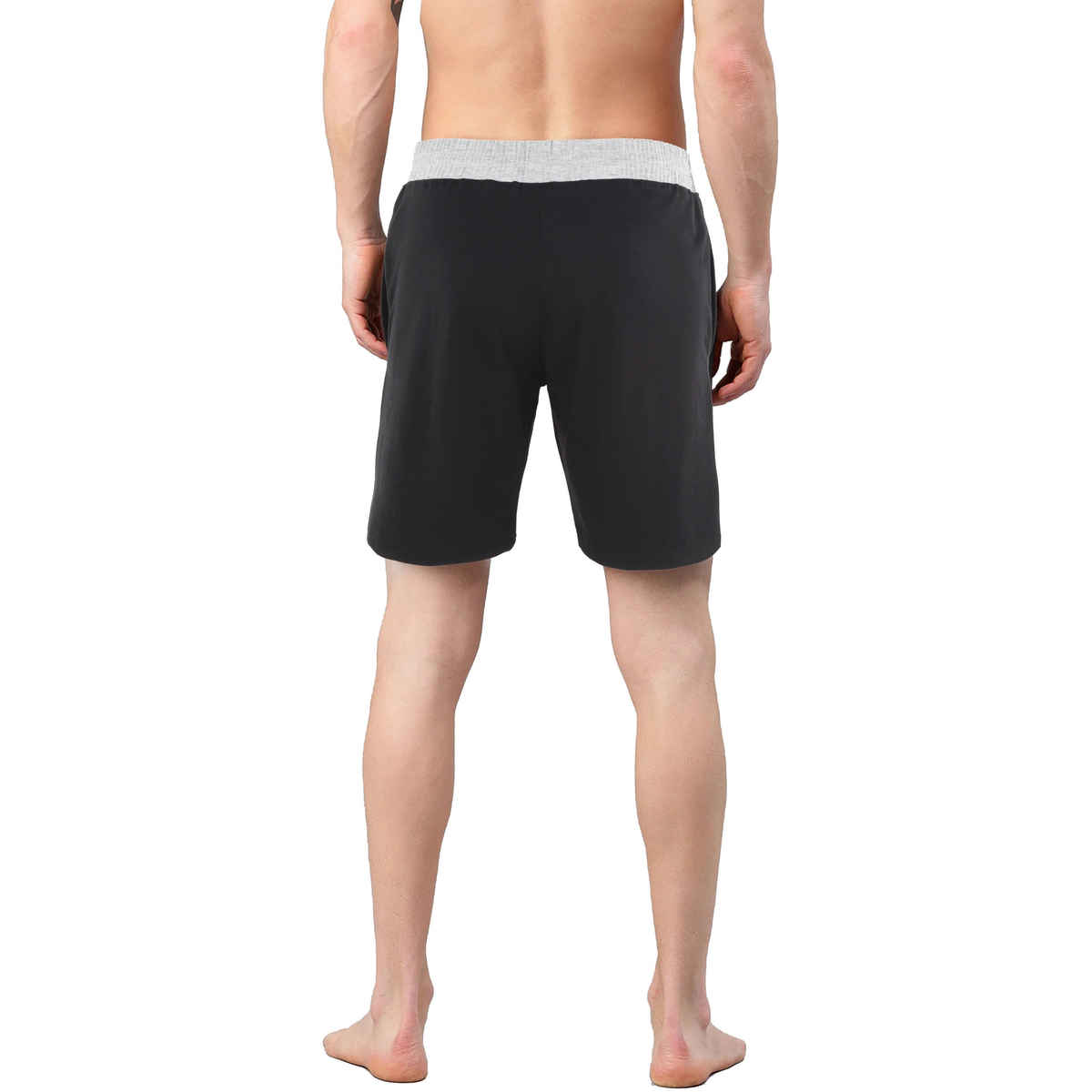Avolt Men's Regular Fit Shorts Super Comfortable Half Pants | Black - L