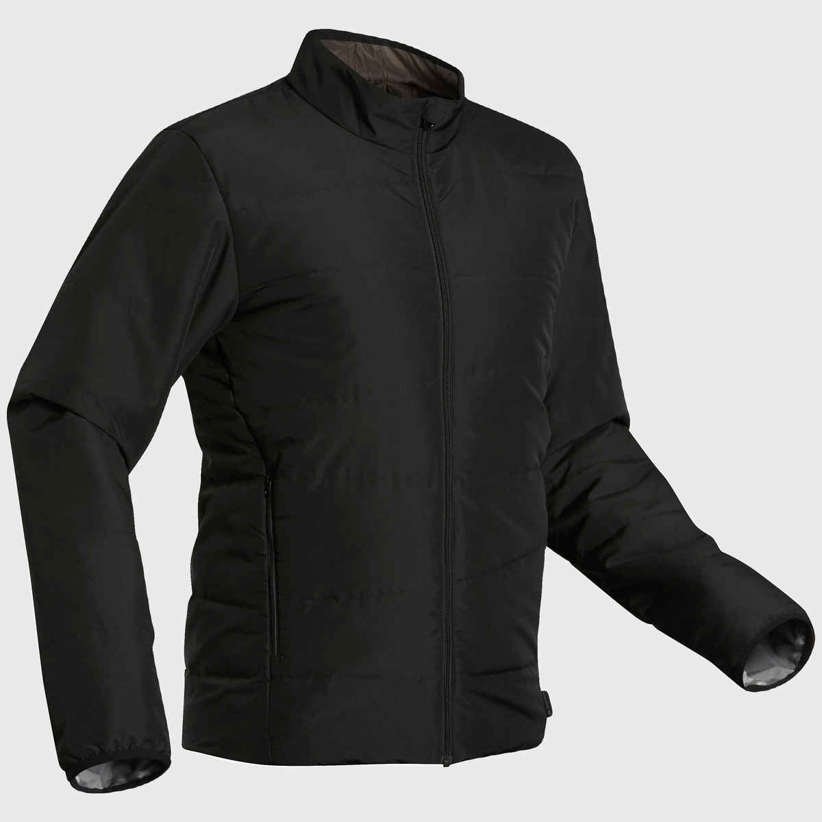 Decathlon Forclaz Men's Puffer Jacket for Trekking | Black | M