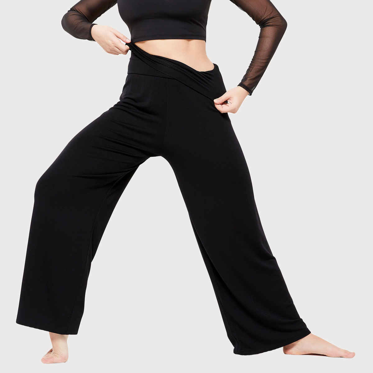 Decathlon | Domyos WoMen's Loose Dance Bottoms | Black - XL