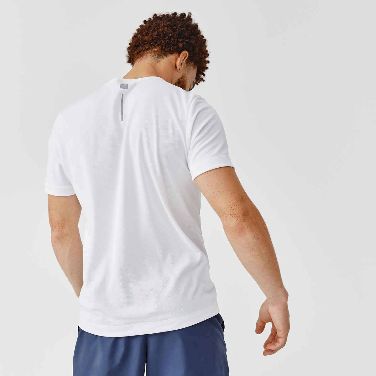 Decathlon Men's Quick Dry Running T-shirt | White | M