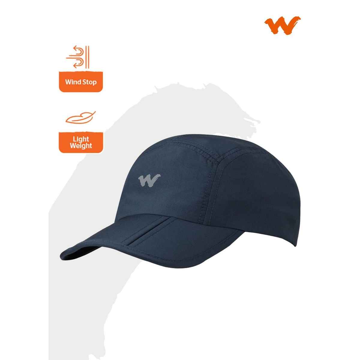 Wildcraft Unisex Classic Polyester Baseball Cap | Navy - Free Size
