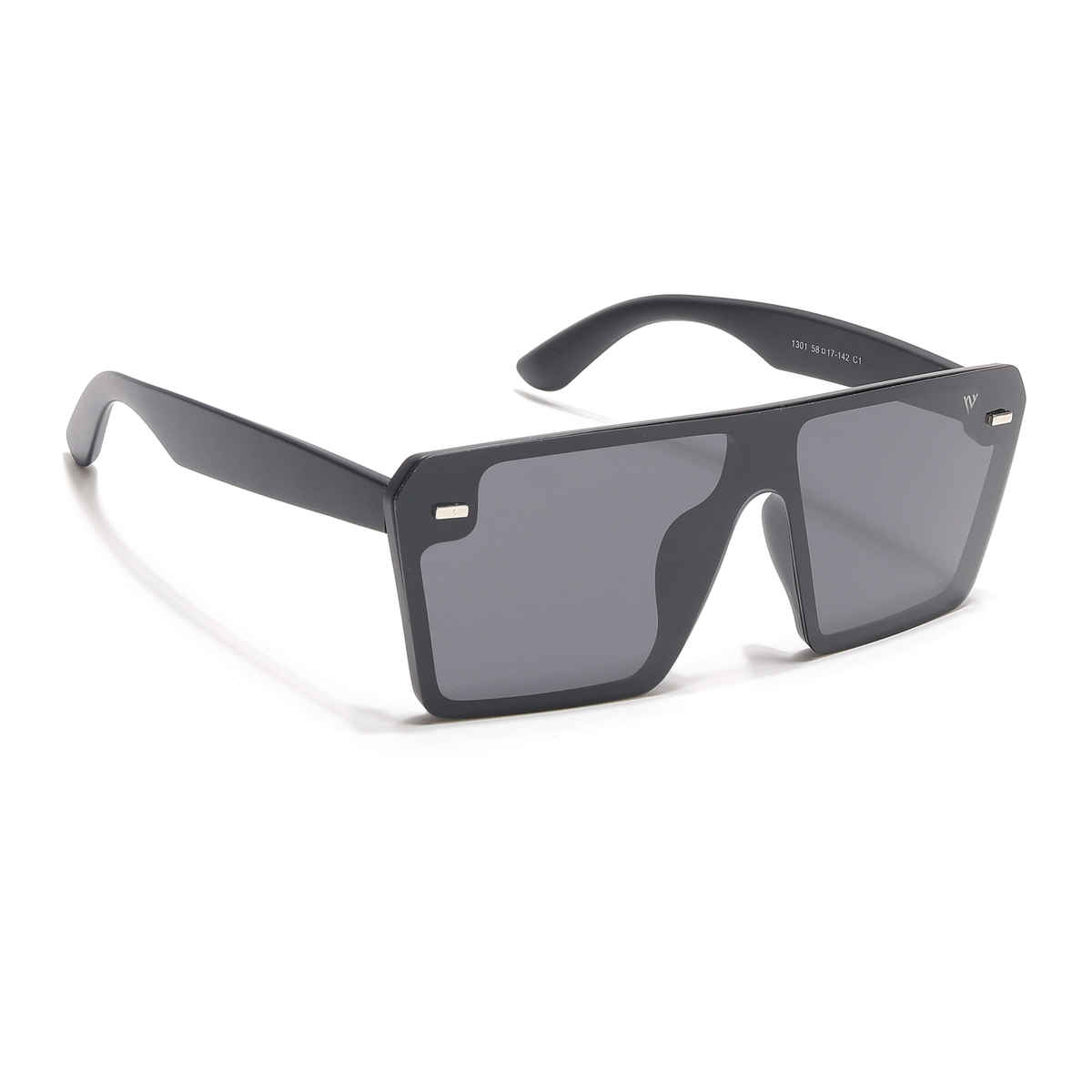 Voyage Unisex Plastic Wayfarer Sunglasses | Black - L