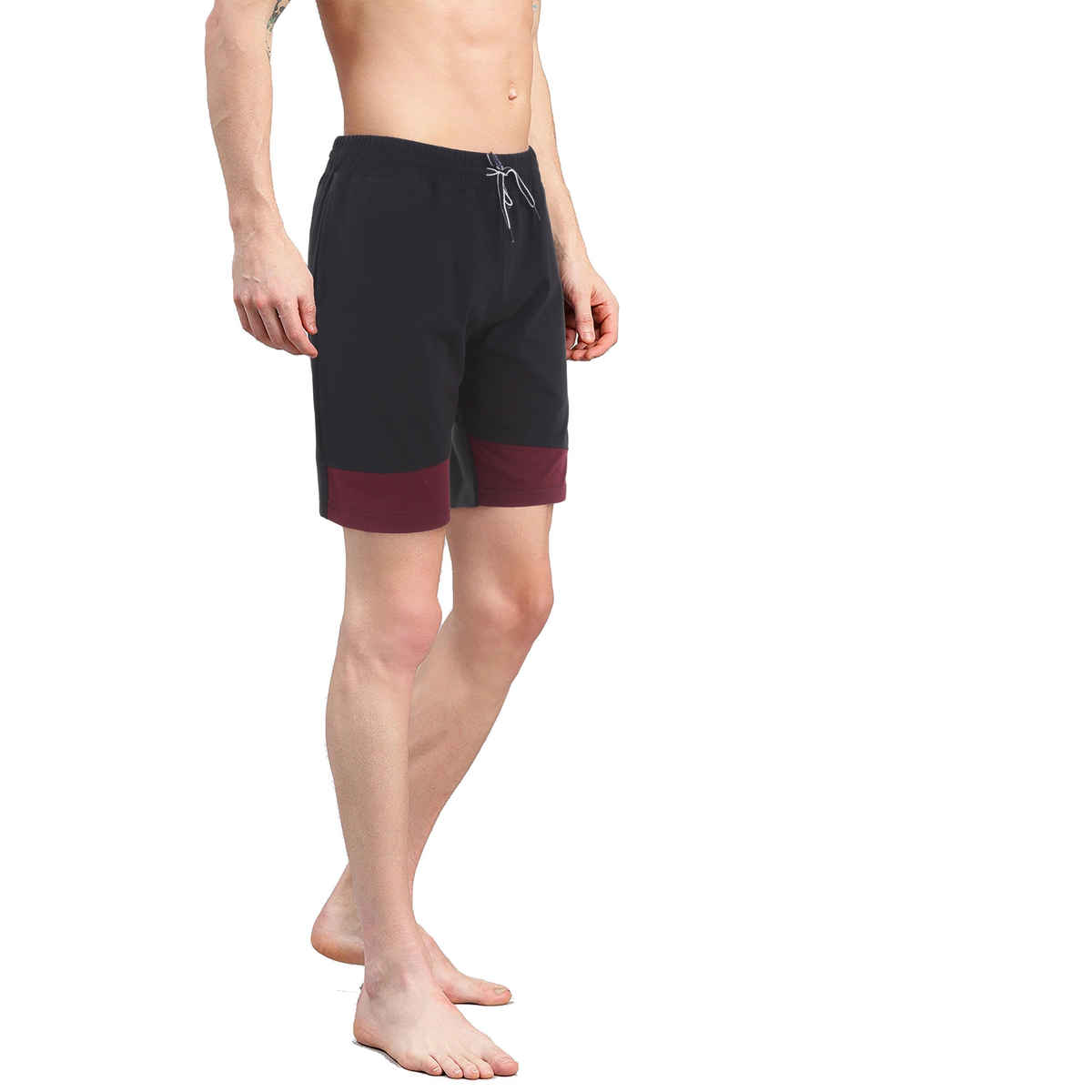 Avolt Men's Regular Fit Shorts Super Comfortable Half Pants | Black - 2XL
