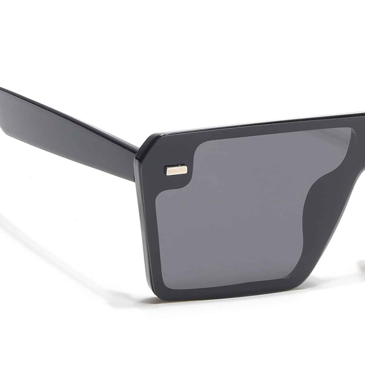 Voyage Unisex Plastic Wayfarer Sunglasses | Black - L