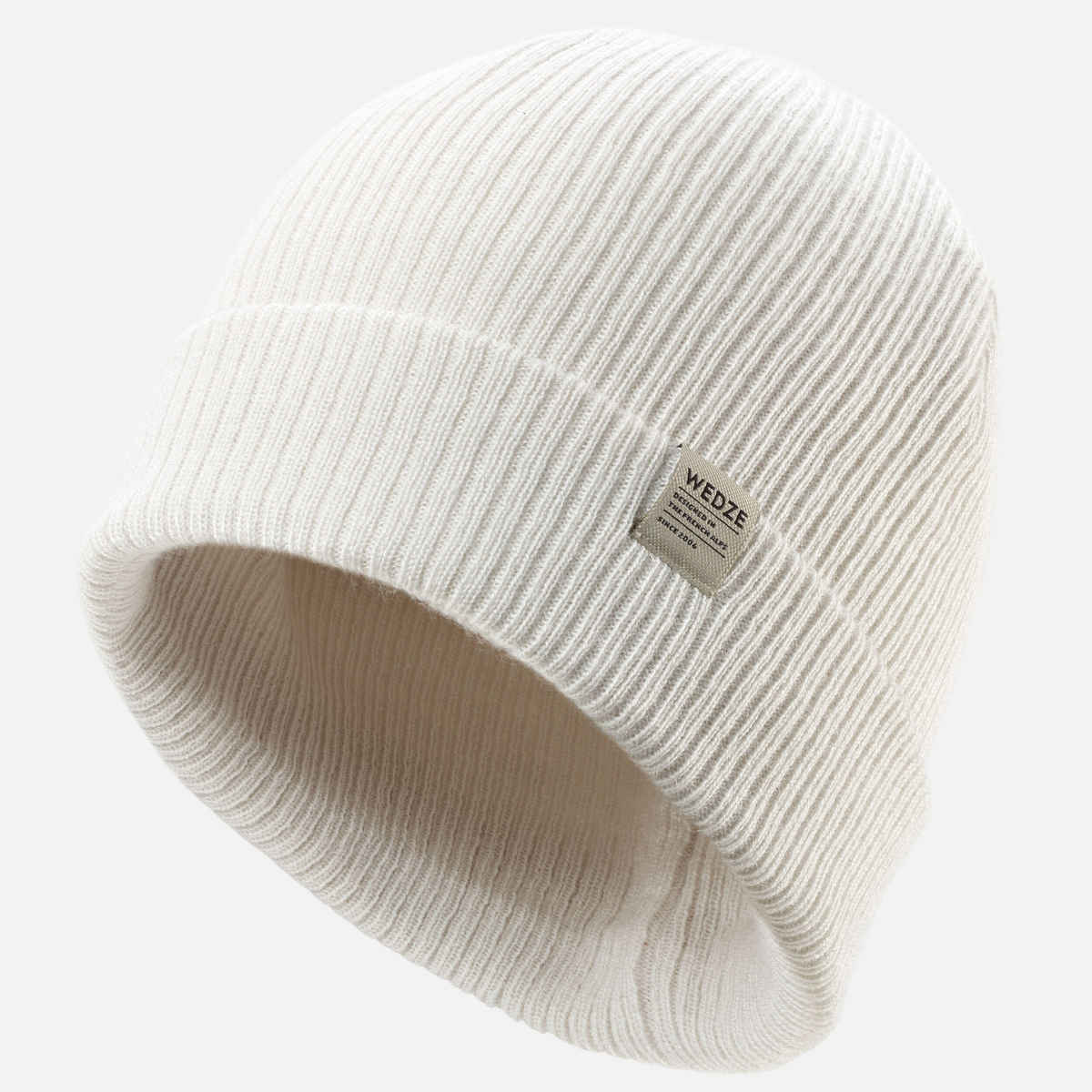 Decathlon | Wedze | Unisex Warm Winter Beanie Cap | Beige - One Size