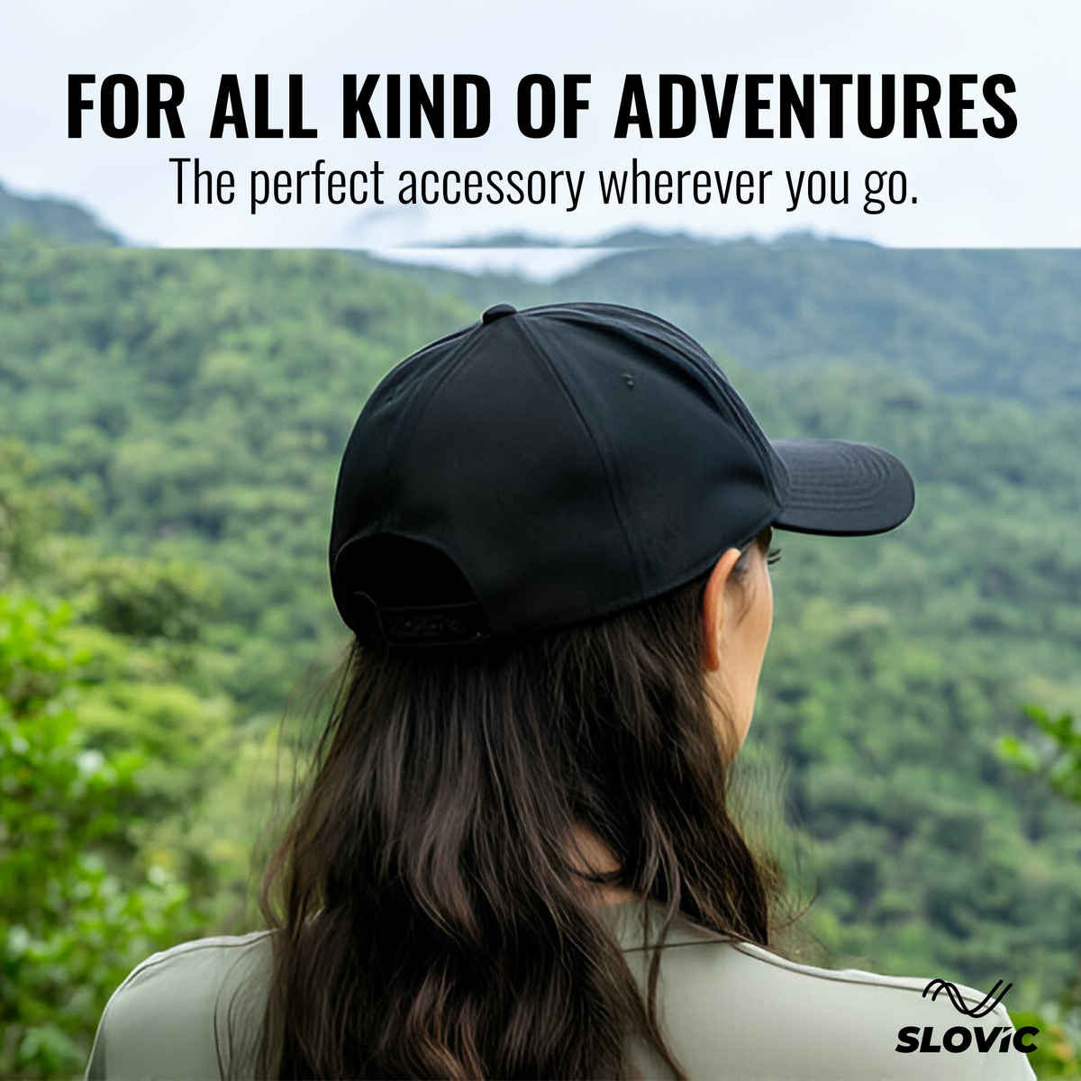 Slovic Unisex Baseball Cap | Casual, Outdoor, Travel Wear with Adjutsable Straps