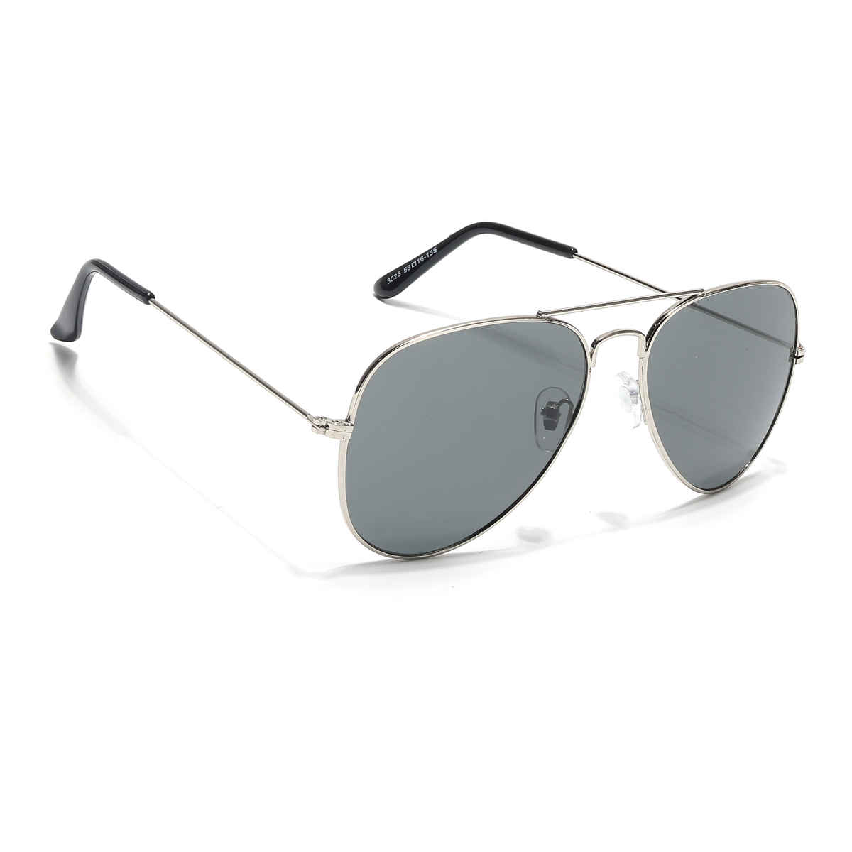 EYEJACK UV Protected Classic Aviator Sunglasses for Men and Women | 3025CL980 | Silver