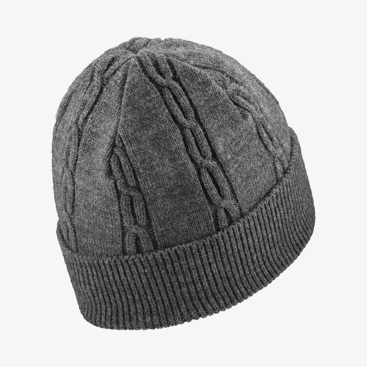 Decathlon | Wedze | Unisex Warm Winter Beanie Cap | Dark Grey - M