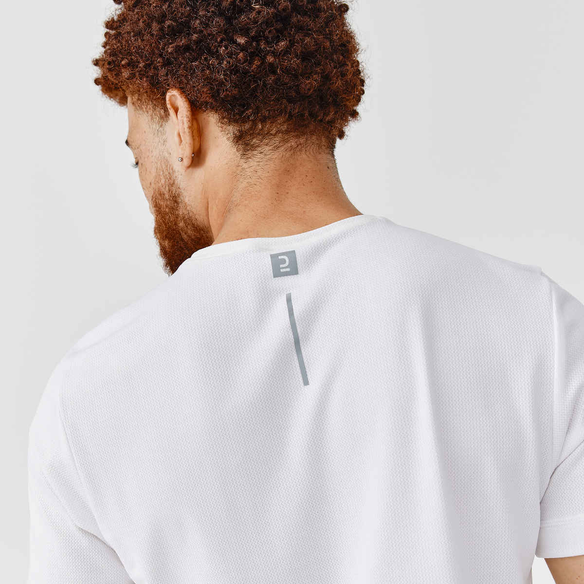 Decathlon Men's Quick Dry Running T-shirt | White | M