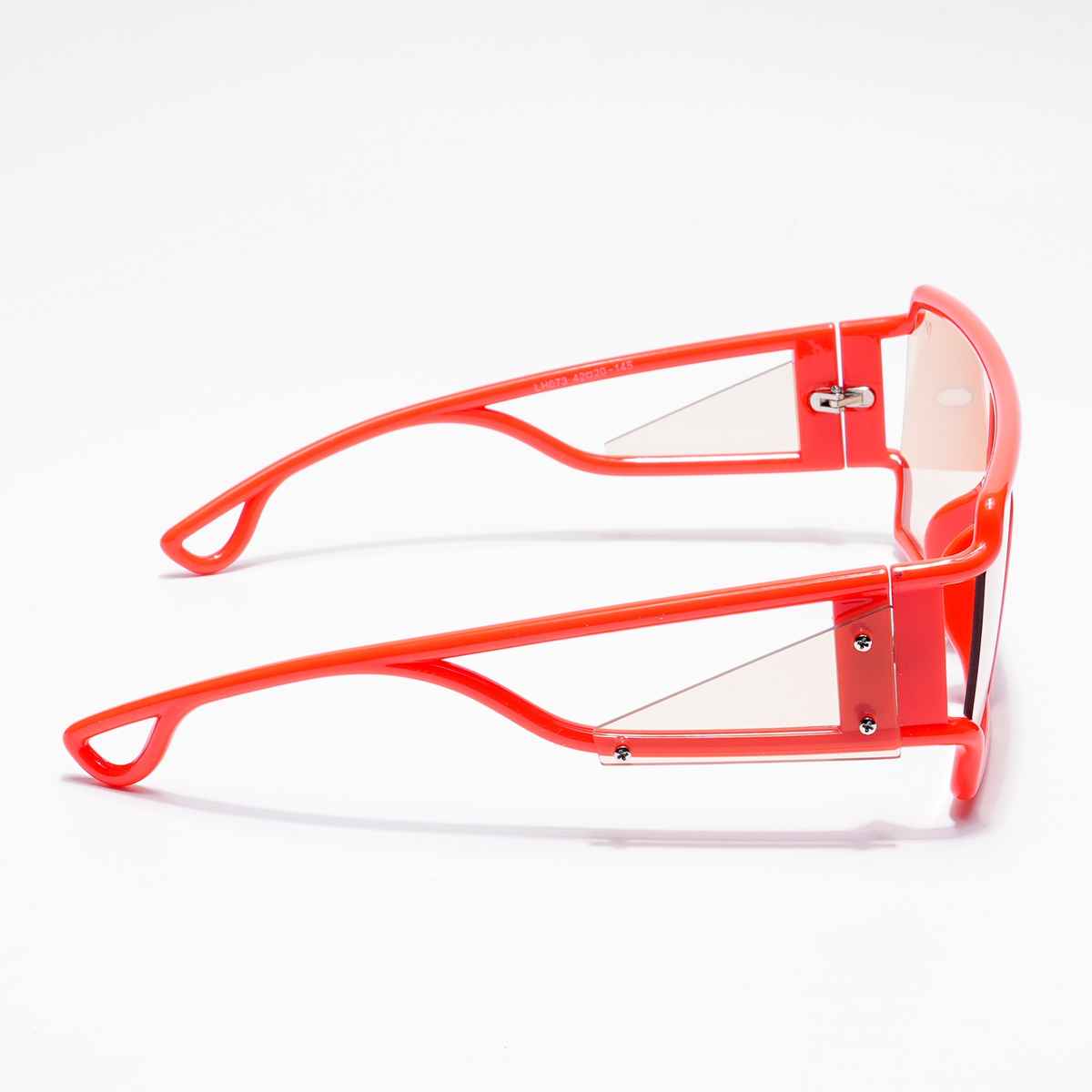 Voyage Unisex Metal Wayfarer Sunglasses | Orange - M