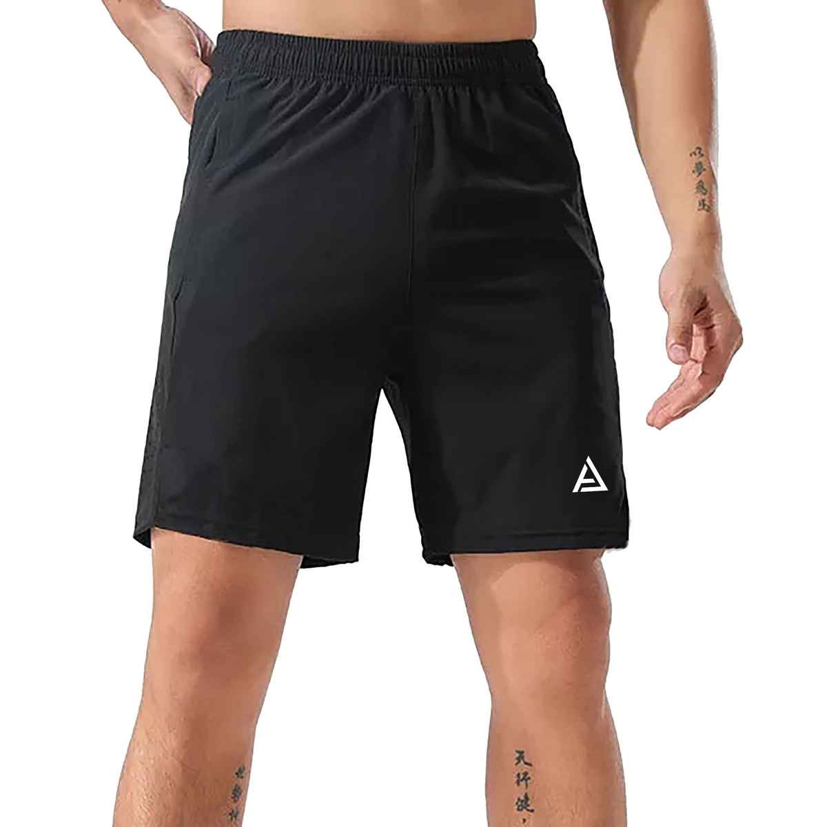 Avolt Men's Regular Fit Shorts Super Comfortable Half Pants AVS401 Black | M