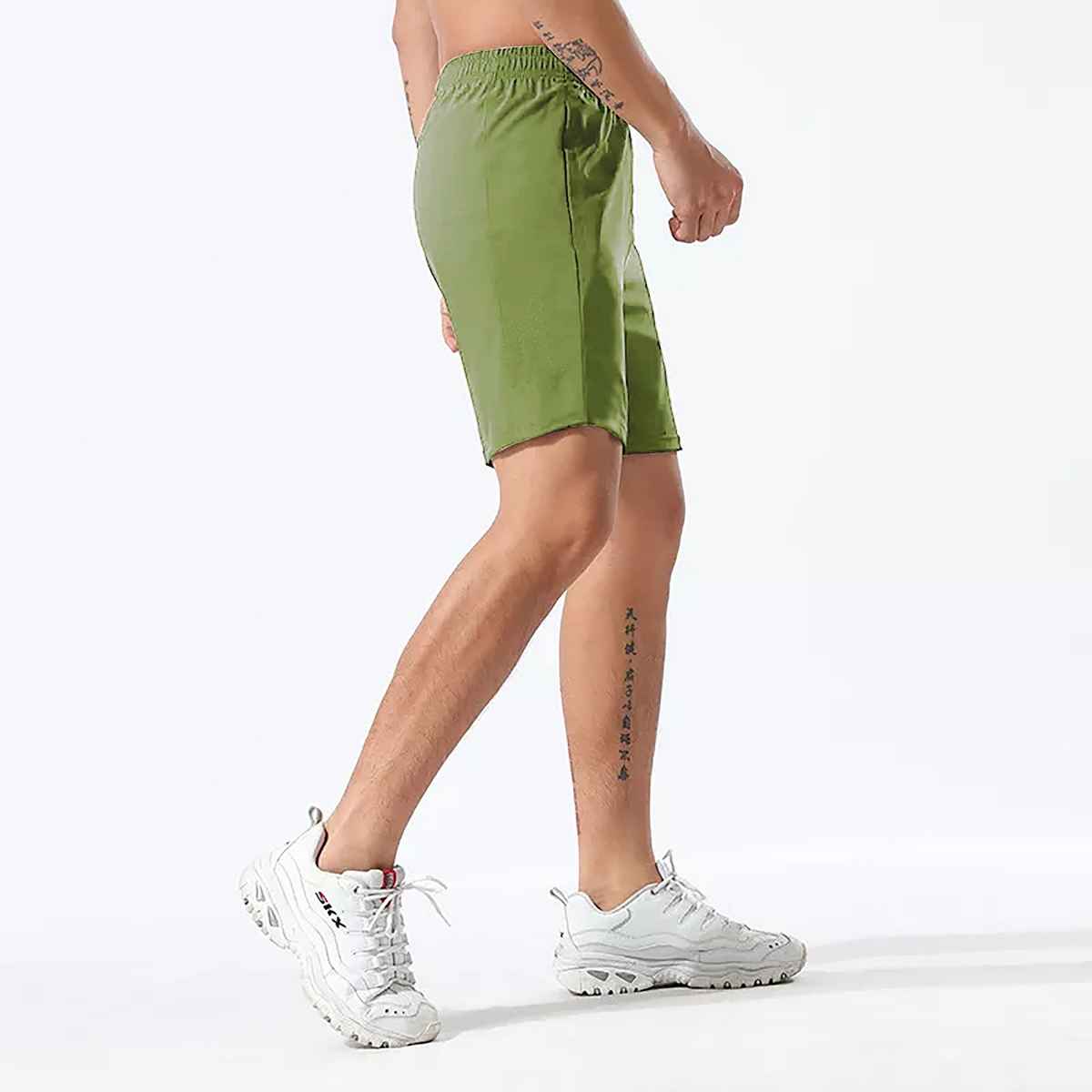 Avolt Men's Regular Fit Shorts Super Comfortable Half Pants | Light Green - L