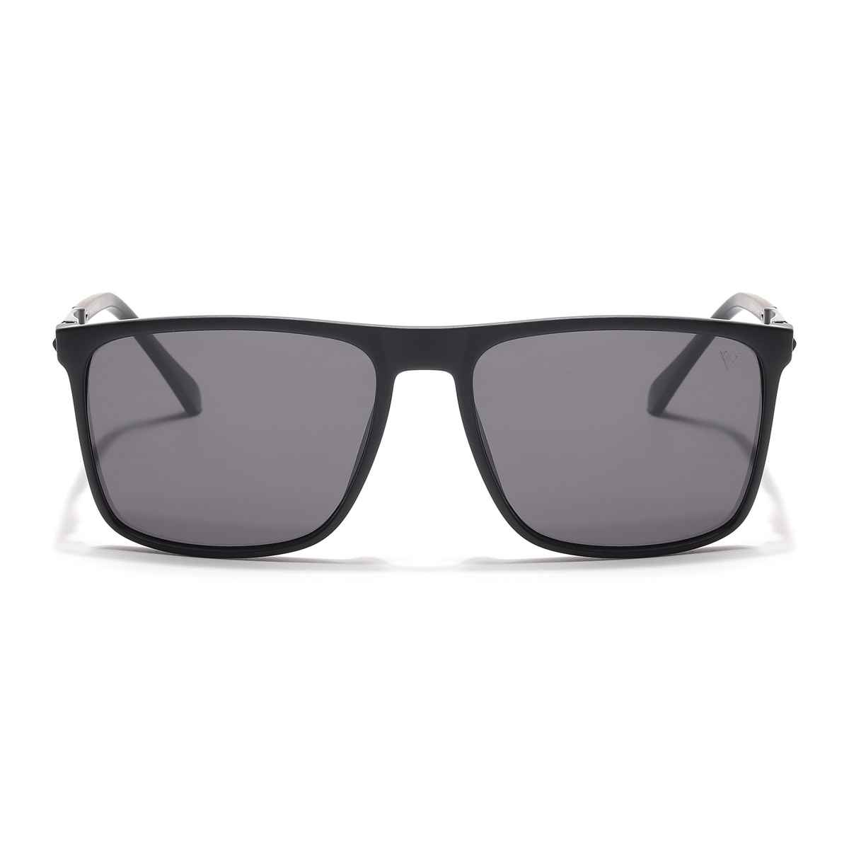 Voyage Unisex Plastic Wayfarer Sunglasses | Black - L