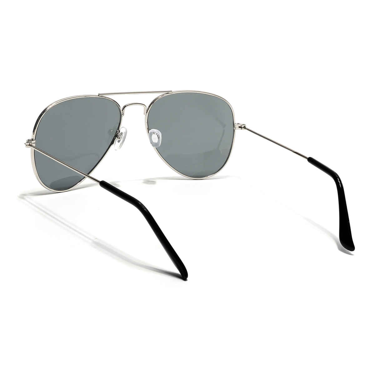 EYEJACK UV Protected Classic Aviator Sunglasses for Men and Women | 3025CL980 | Silver