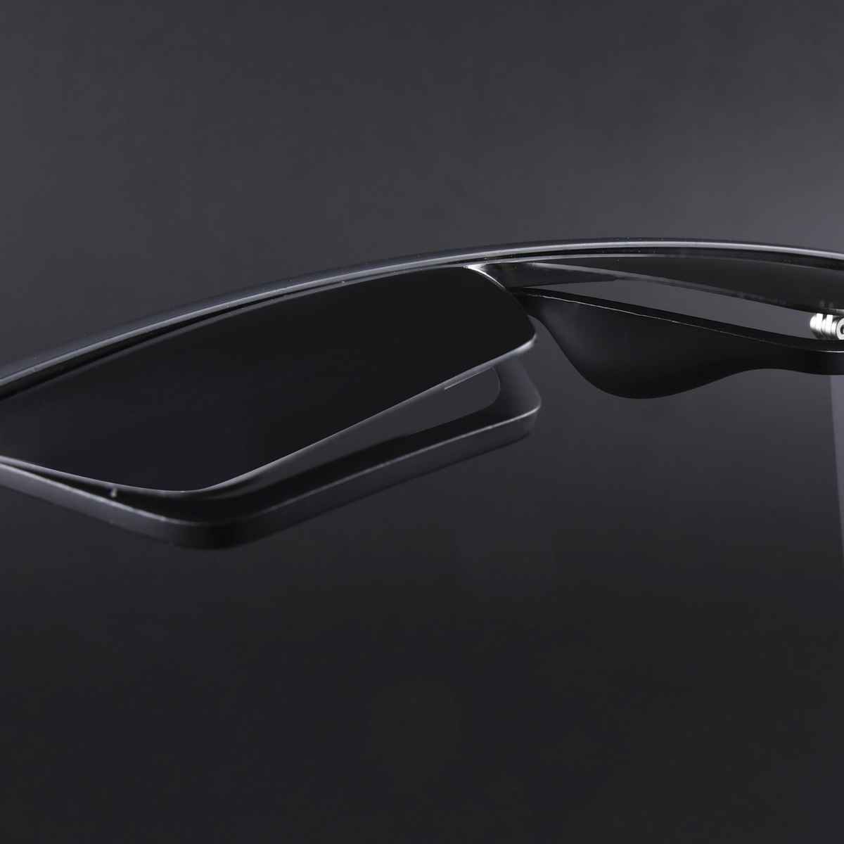 Voyage Unisex Wayfarer Sunglasses | Black - L
