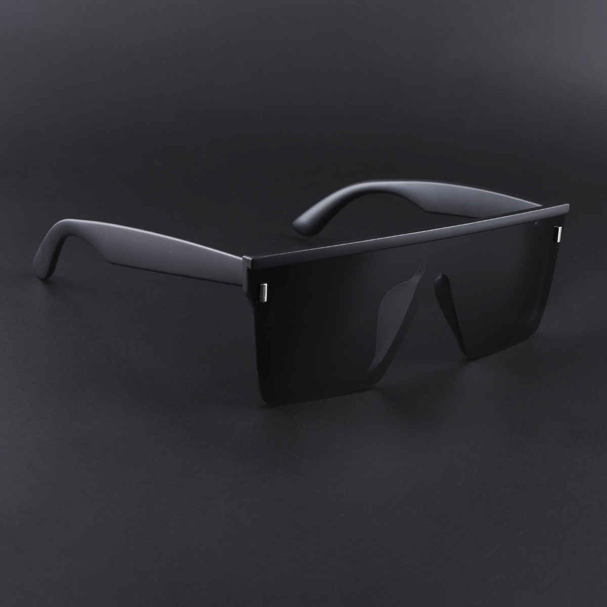 Voyage Unisex Wayfarer Sunglasses | Black - L