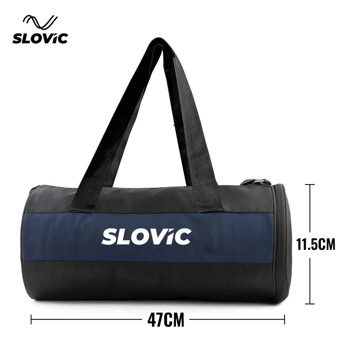 Slovic Gym Bag Use with Separate Shoe Compartment | Adjustable Straps - 20 L