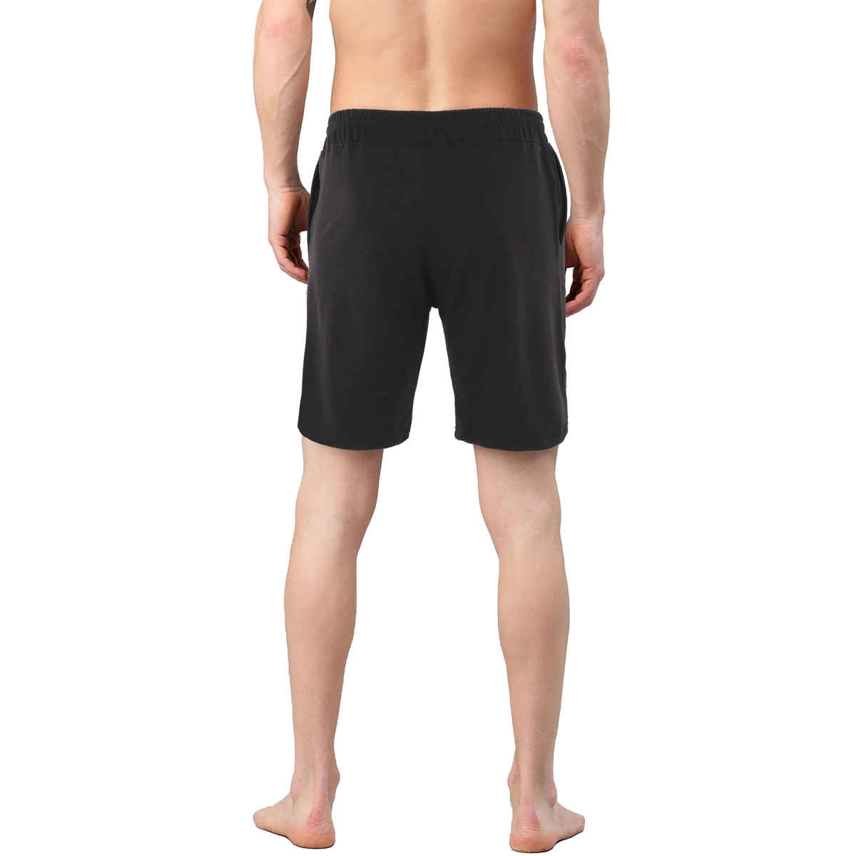 Avolt Men's Regular Fit Shorts Super Comfortable Half Pants | Black - 2XL