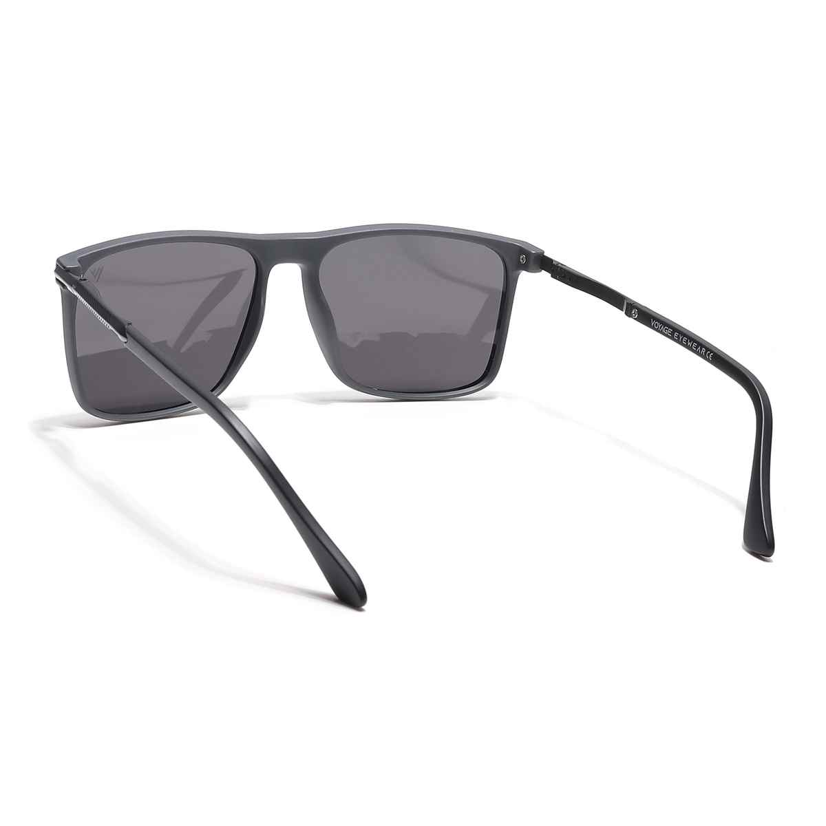 Voyage Unisex Plastic Wayfarer Sunglasses | Black - L