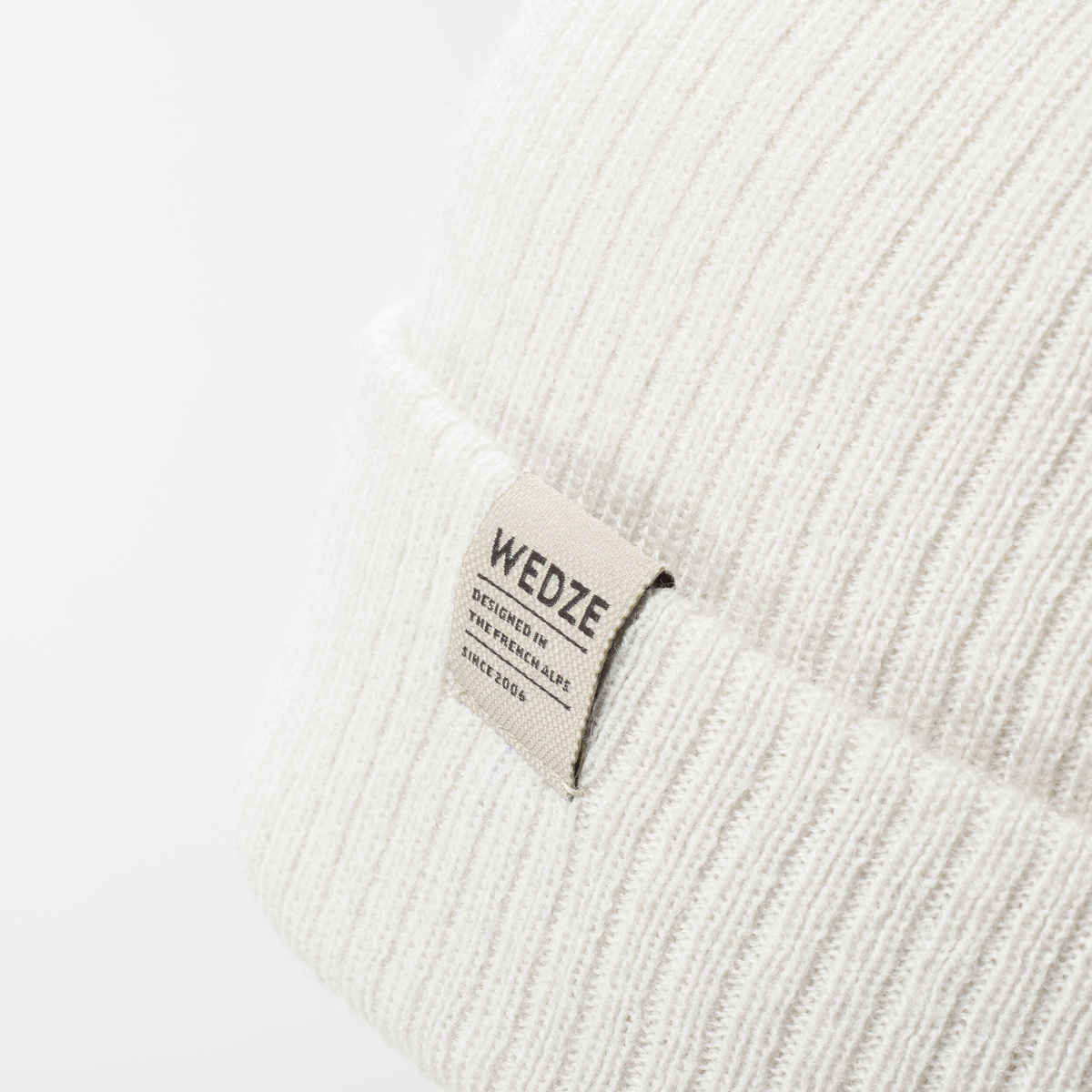 Decathlon | Wedze | Unisex Warm Winter Beanie Cap | Beige - One Size