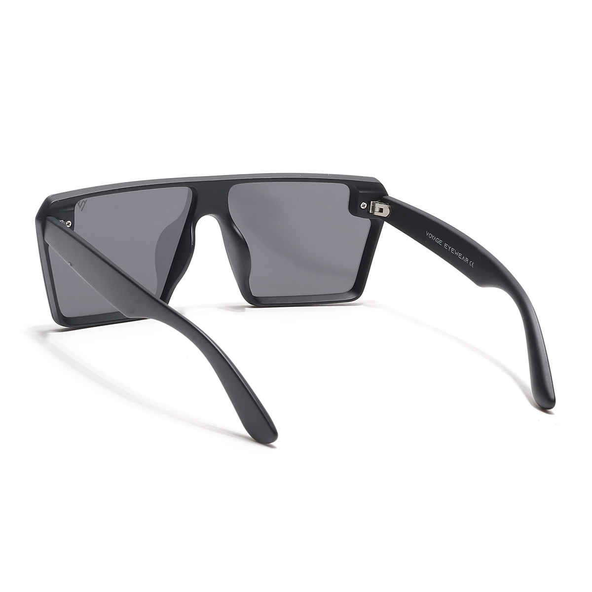 Voyage Unisex Plastic Wayfarer Sunglasses | Black - L