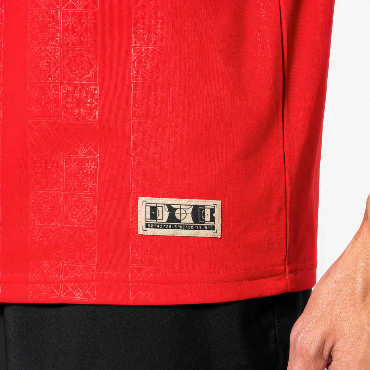 Decathlon Kipsta Portugal Unisex Football Jersey | Red - S