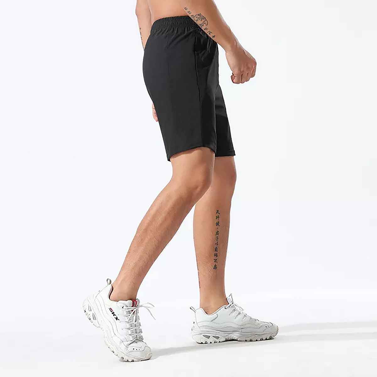 Avolt Men's Regular Fit Shorts Super Comfortable Half Pants AVS401 Black | M