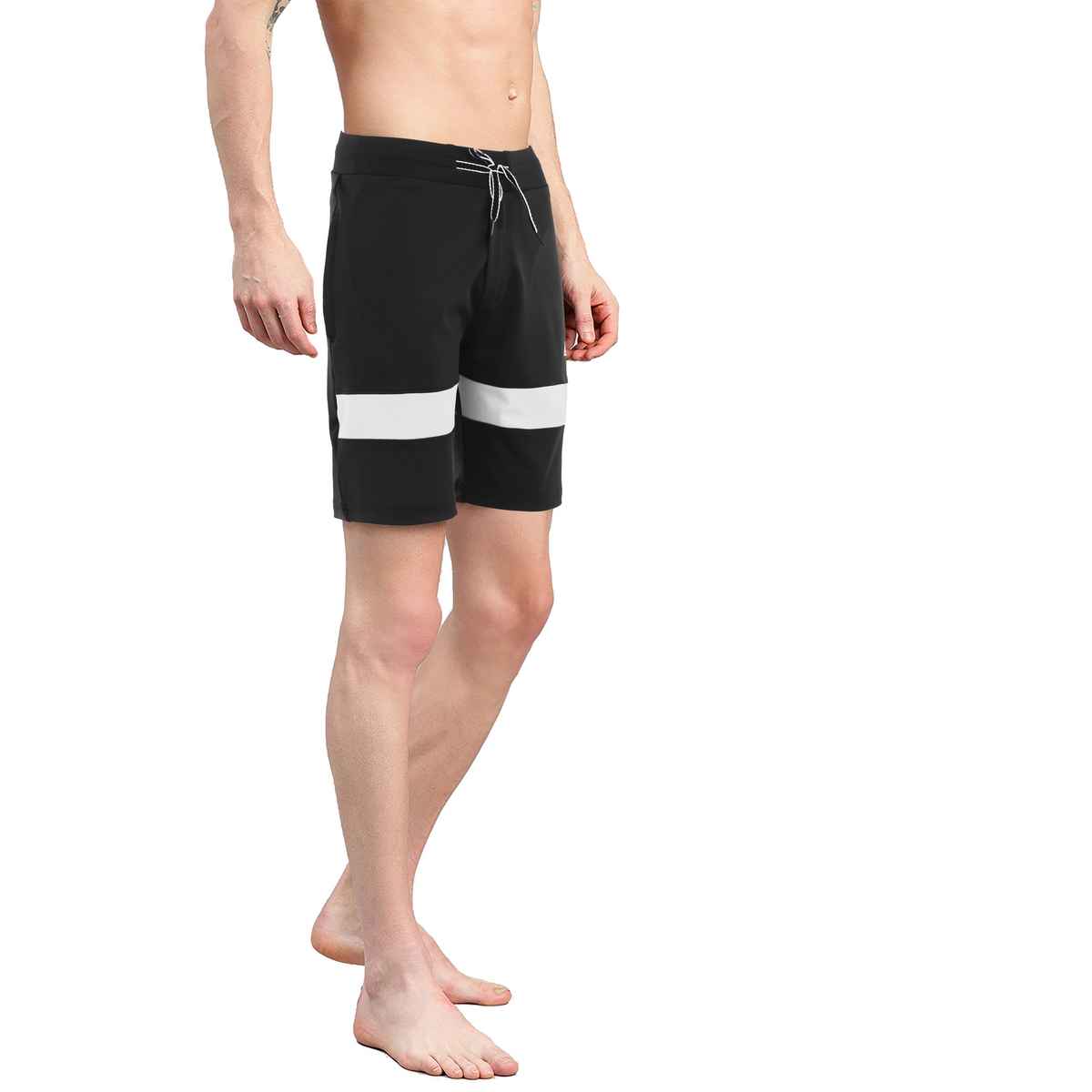 Avolt Men's Regular Fit Shorts Super Comfortable Half Pants AV302 Black | L