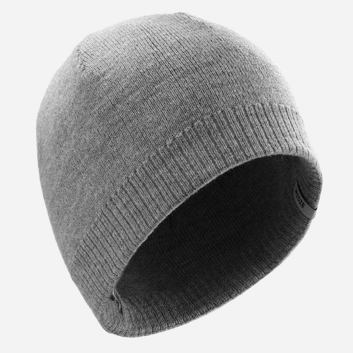 Decathlon | Wedze | Unisex Warm Winter Beanie Cap | Grey - One Size