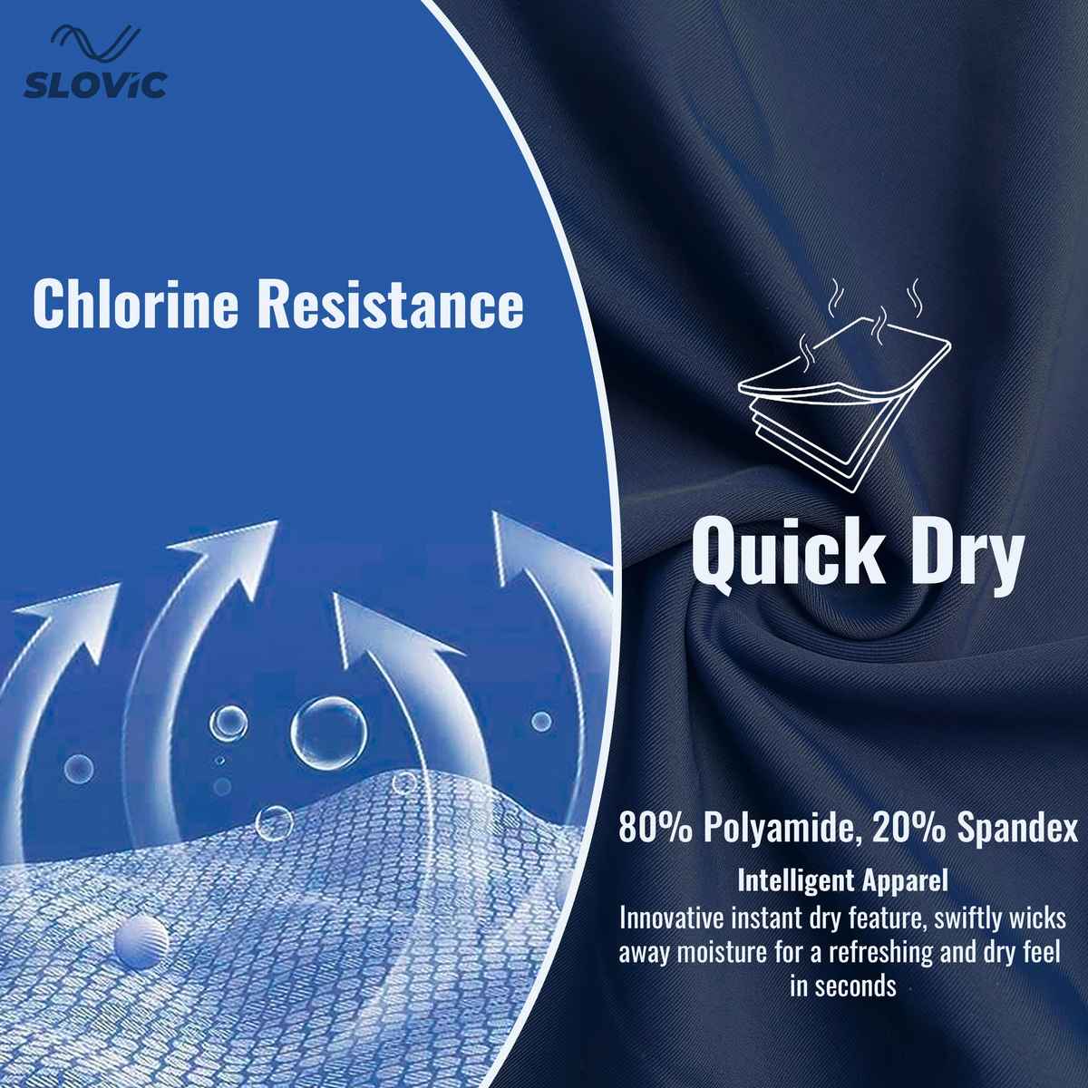 Slovic Kids Swimming Costume, One-Piece Swimwear for Girls/Boys | 10-11 Years 