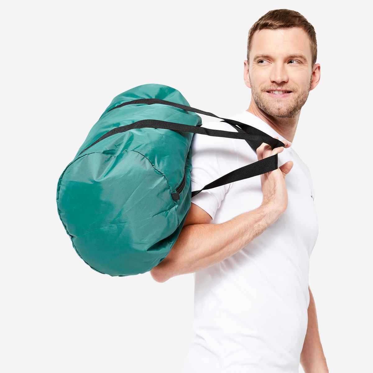 Decathlon Foldable Gym & Sports Bag | Green | 30L