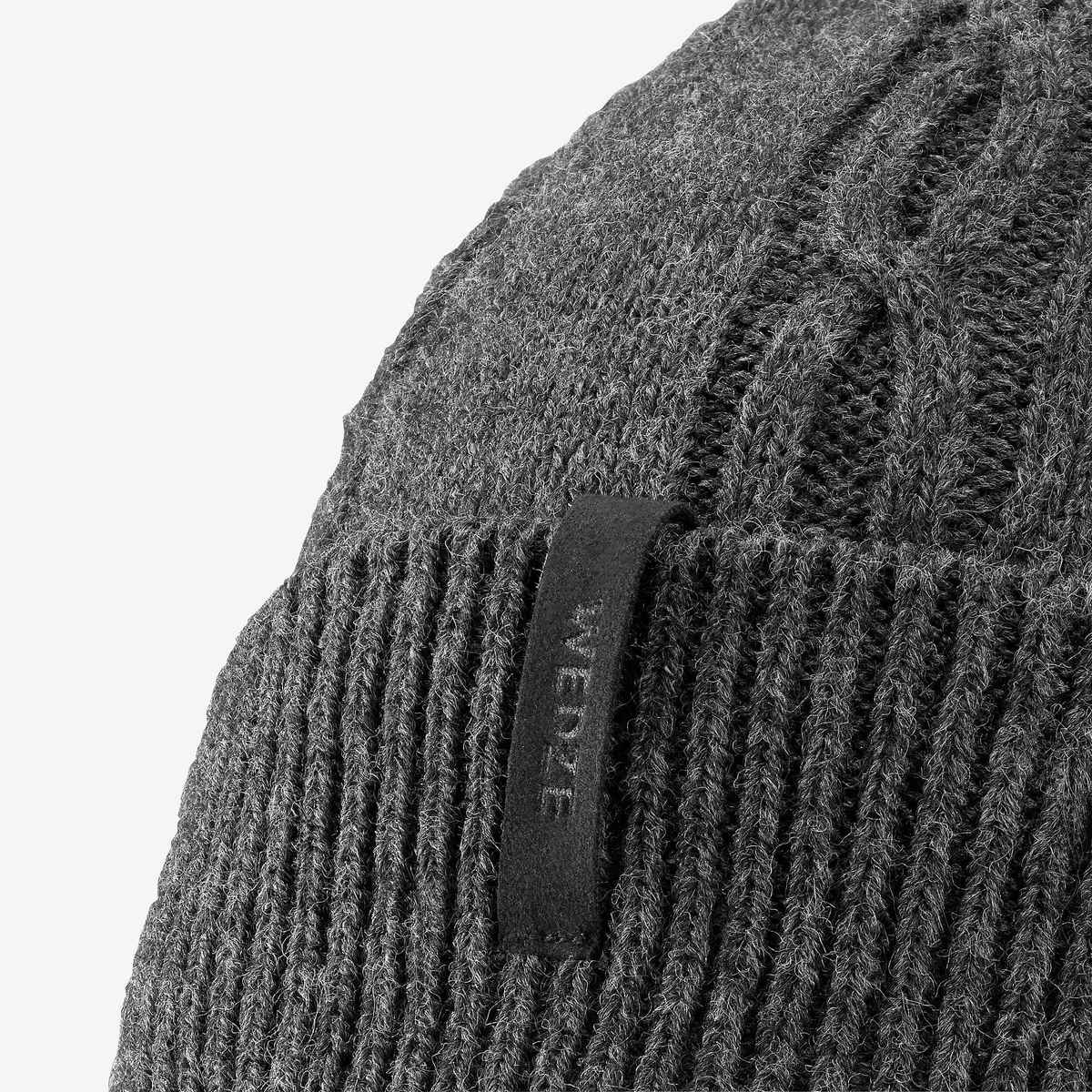 Decathlon | Wedze | Unisex Warm Winter Beanie Cap | Dark Grey - M