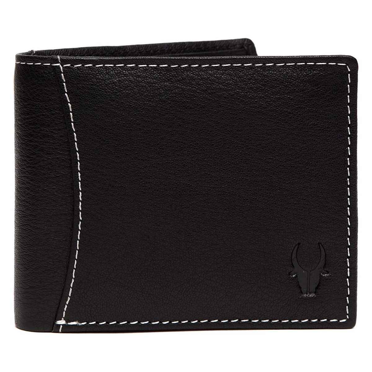 Wildhorn Men's Genuine Leather Bi-fold Wallet | Black