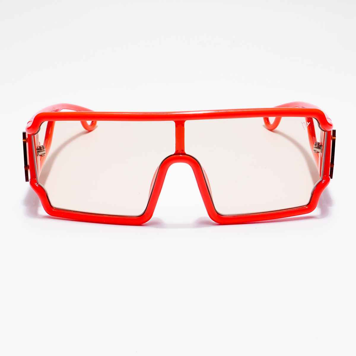 Voyage Unisex Metal Wayfarer Sunglasses | Orange - M