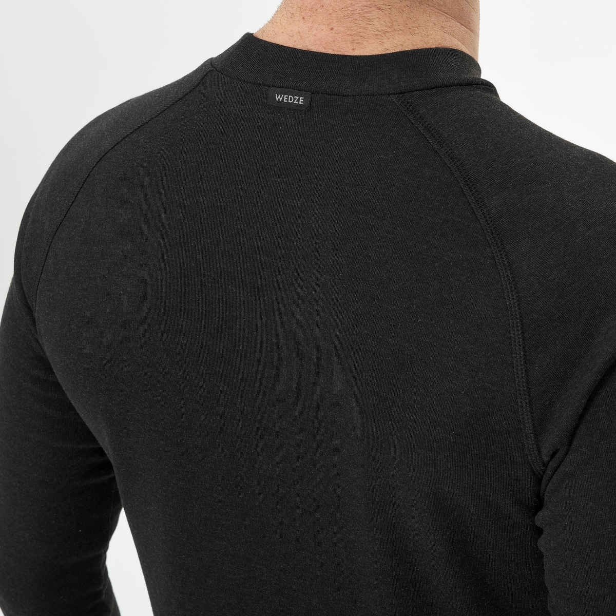 Decathlon Wedze Men's Thermal Top for Skiing | Black | M