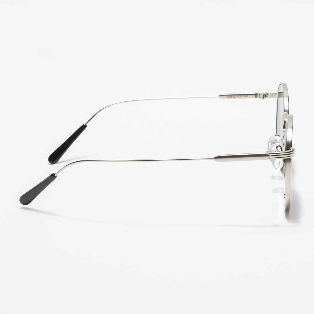 Voyage Sonic Round Sunglasses | Black & Silver | MG3051