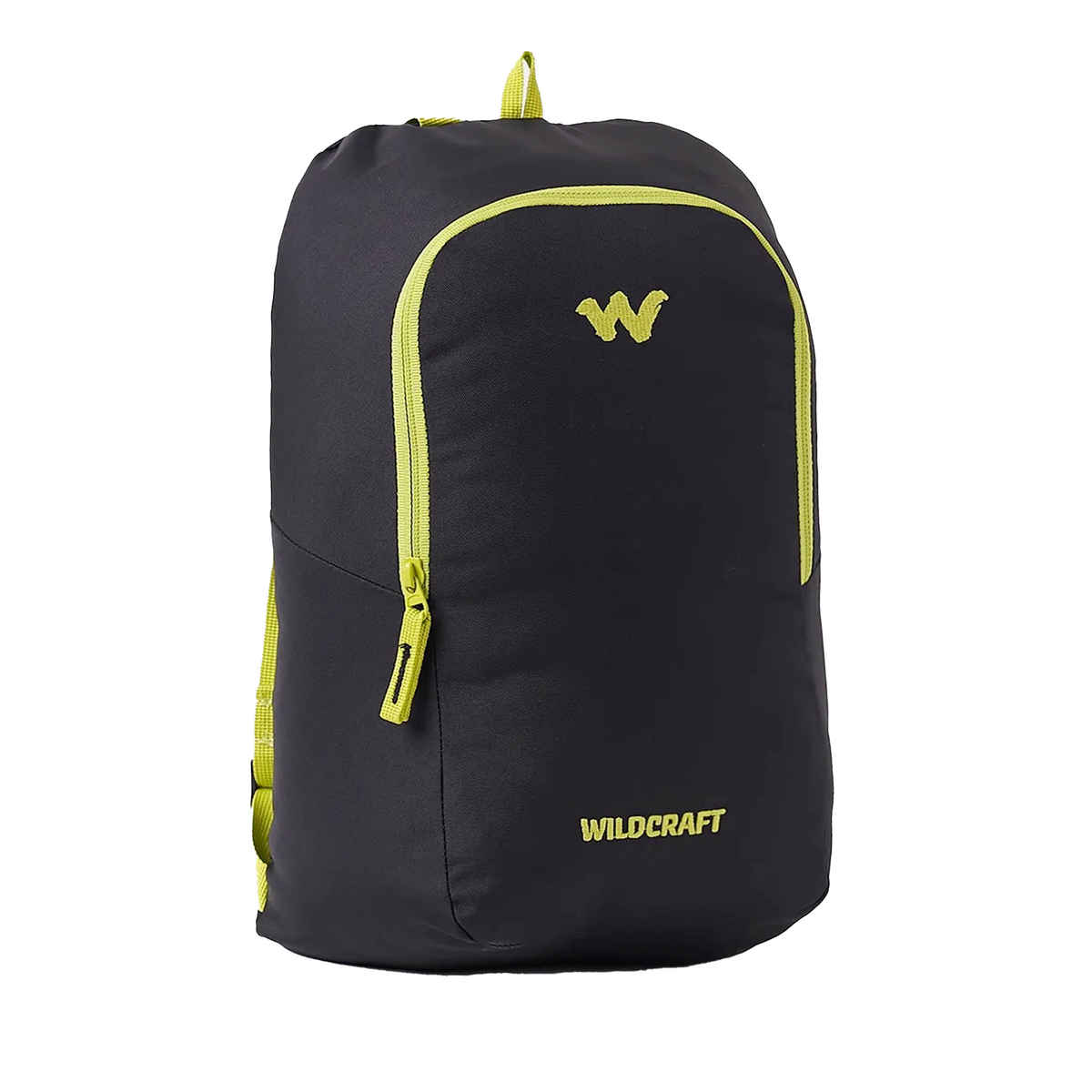 Wildcraft Unisex Brand Logo Polyester 15 L Top Handle Backpack | Black and Neon Green