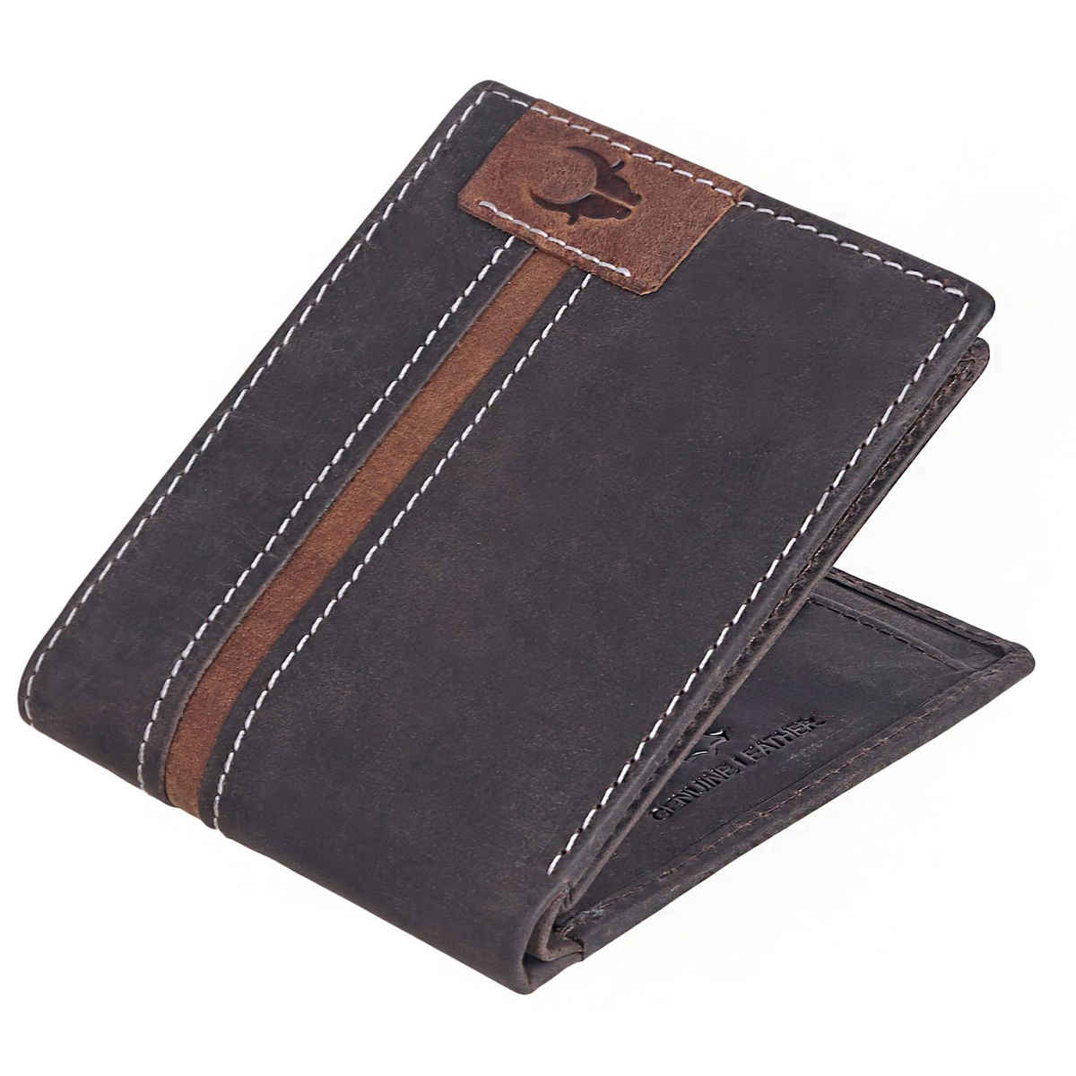 Wildhorn Men's Genuine Leather Bi-fold Wallet | Brown