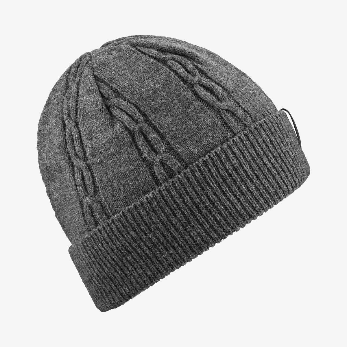 Decathlon | Wedze | Unisex Warm Winter Beanie Cap | Dark Grey - M