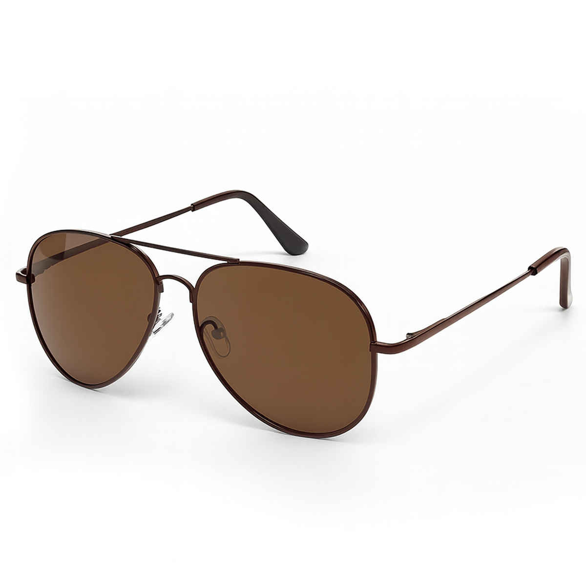 Slovic Unisex Aviators Sunglasses with UV400 Protection Lenses | Brown