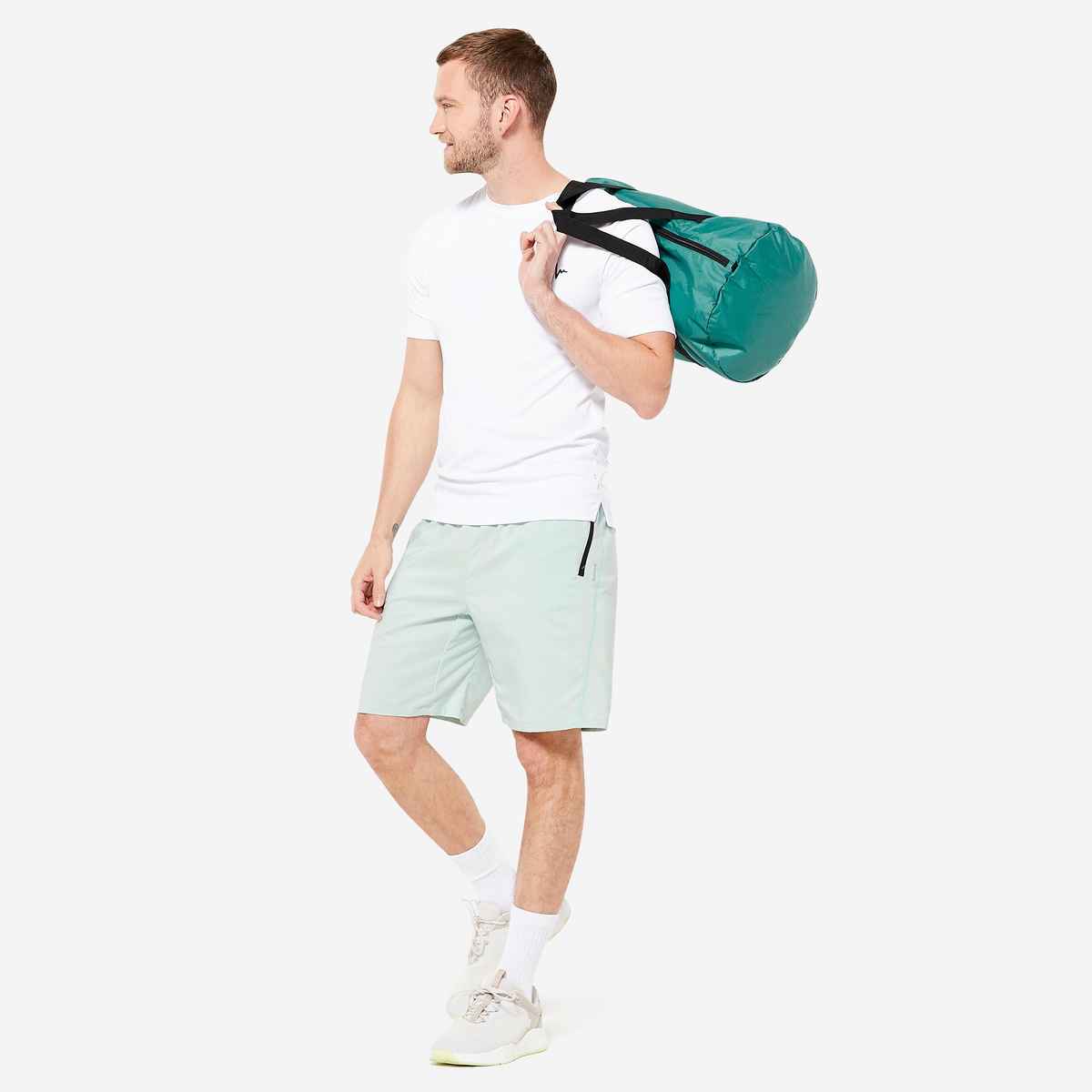 Decathlon Foldable Gym & Sports Bag | Green | 30L