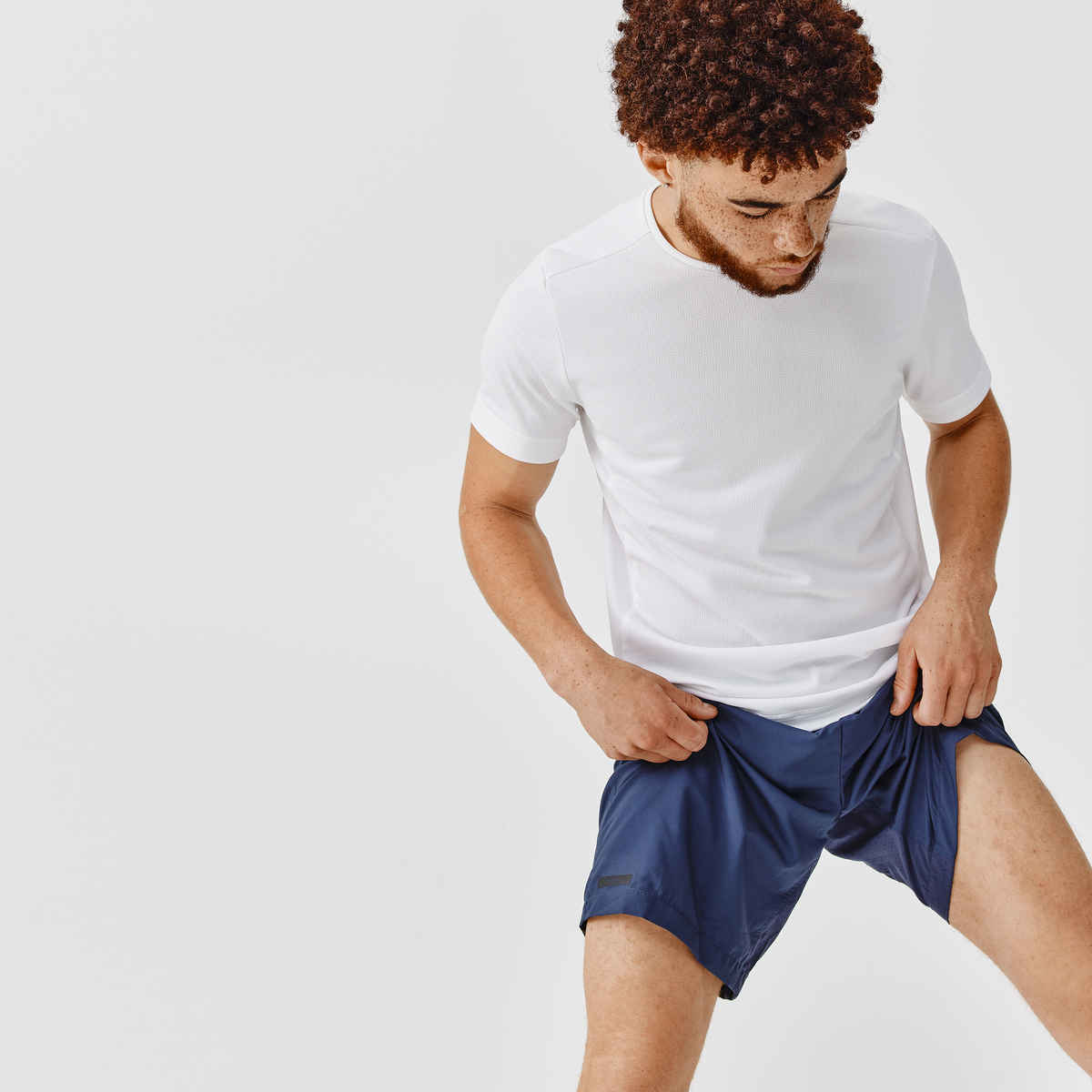 Decathlon Men's Quick Dry Running T-shirt | White | M