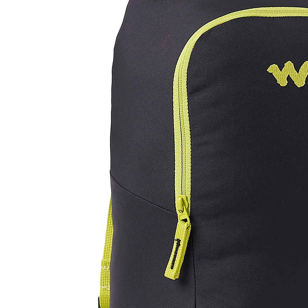 Wildcraft Unisex Brand Logo Polyester 15 L Top Handle Backpack | Black and Neon Green